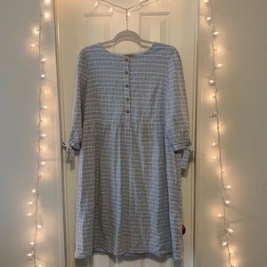 Vintage blue midi dress